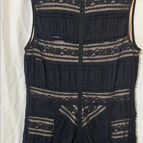 VENUS Black High Low Lace Dress - Picture 7 of 16